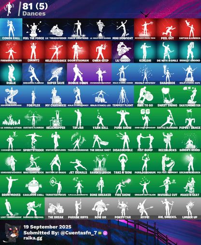 FA - (103 Skins) (151 Picos) (81 Bailes)