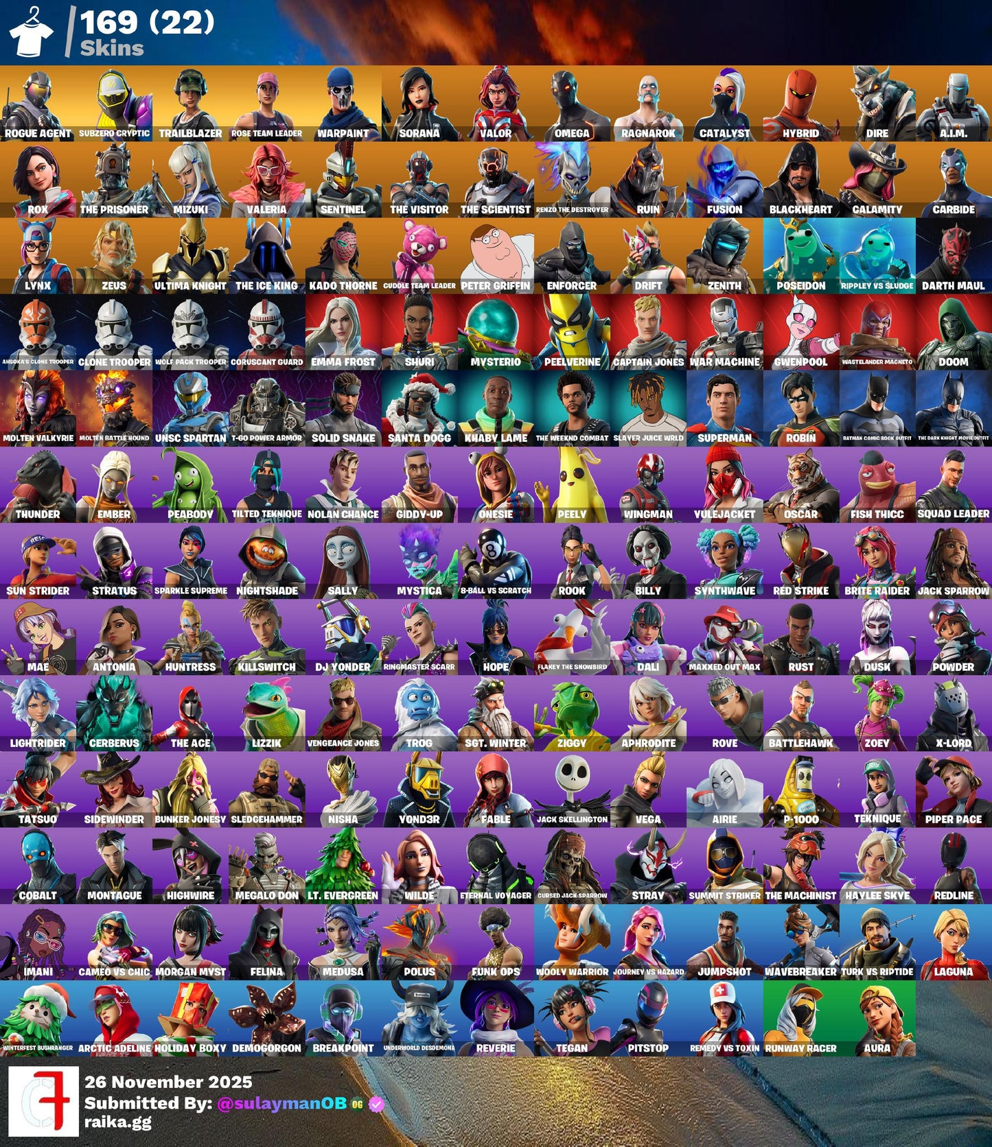 FA - (169 Skins) (164 Picos) (153 Bailes)
