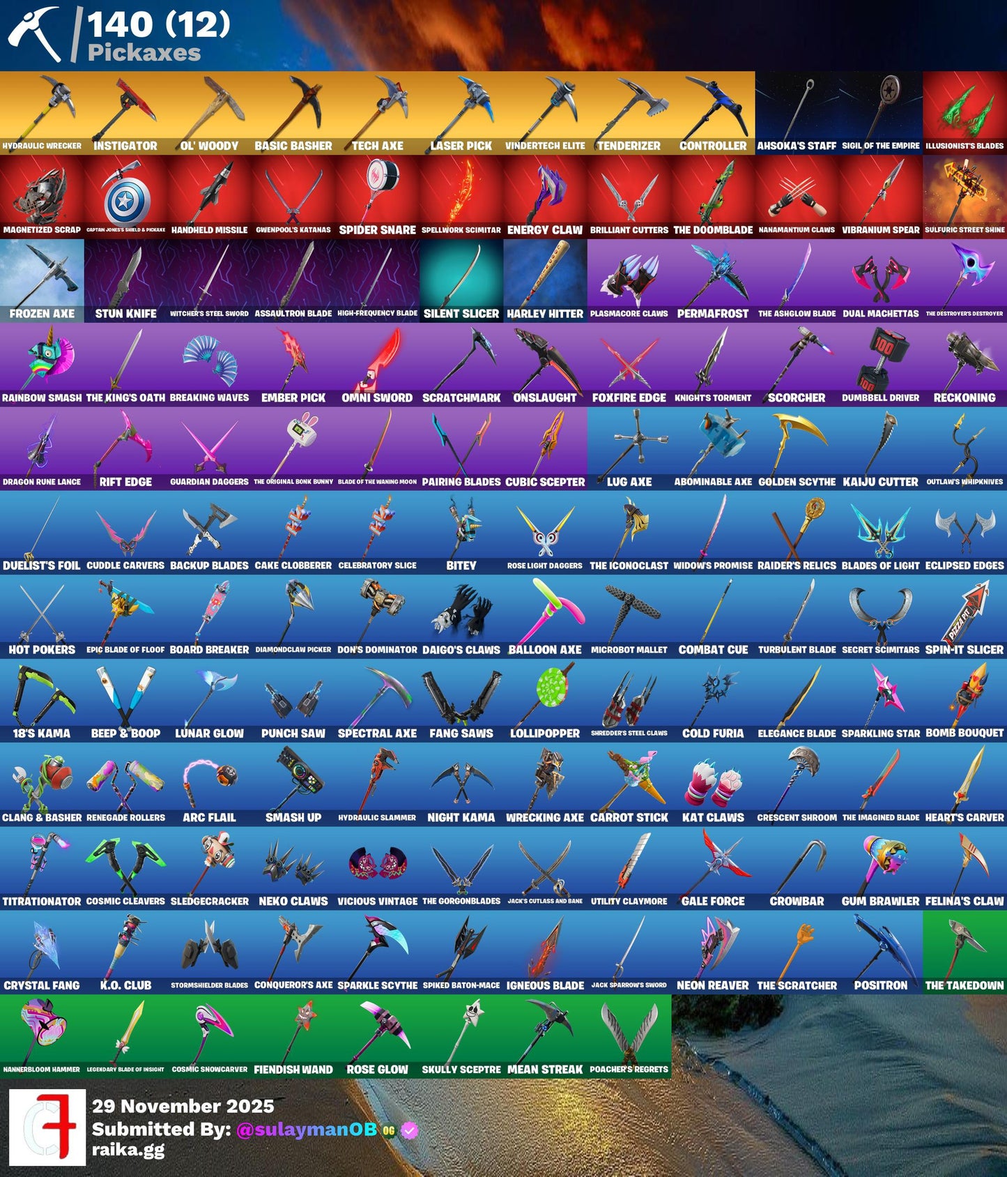 FA - (164 Skins) (140 Picos) (136 Bailes)