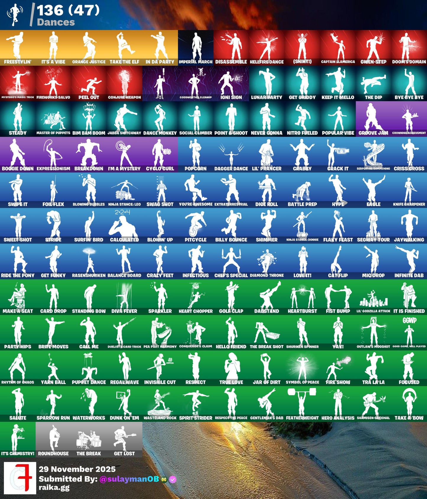 FA - (164 Skins) (140 Picos) (136 Bailes)