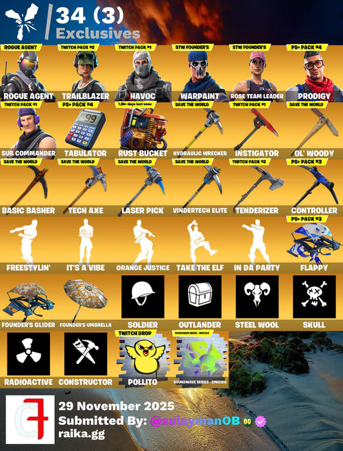 FA - (164 Skins) (140 Picos) (136 Bailes)