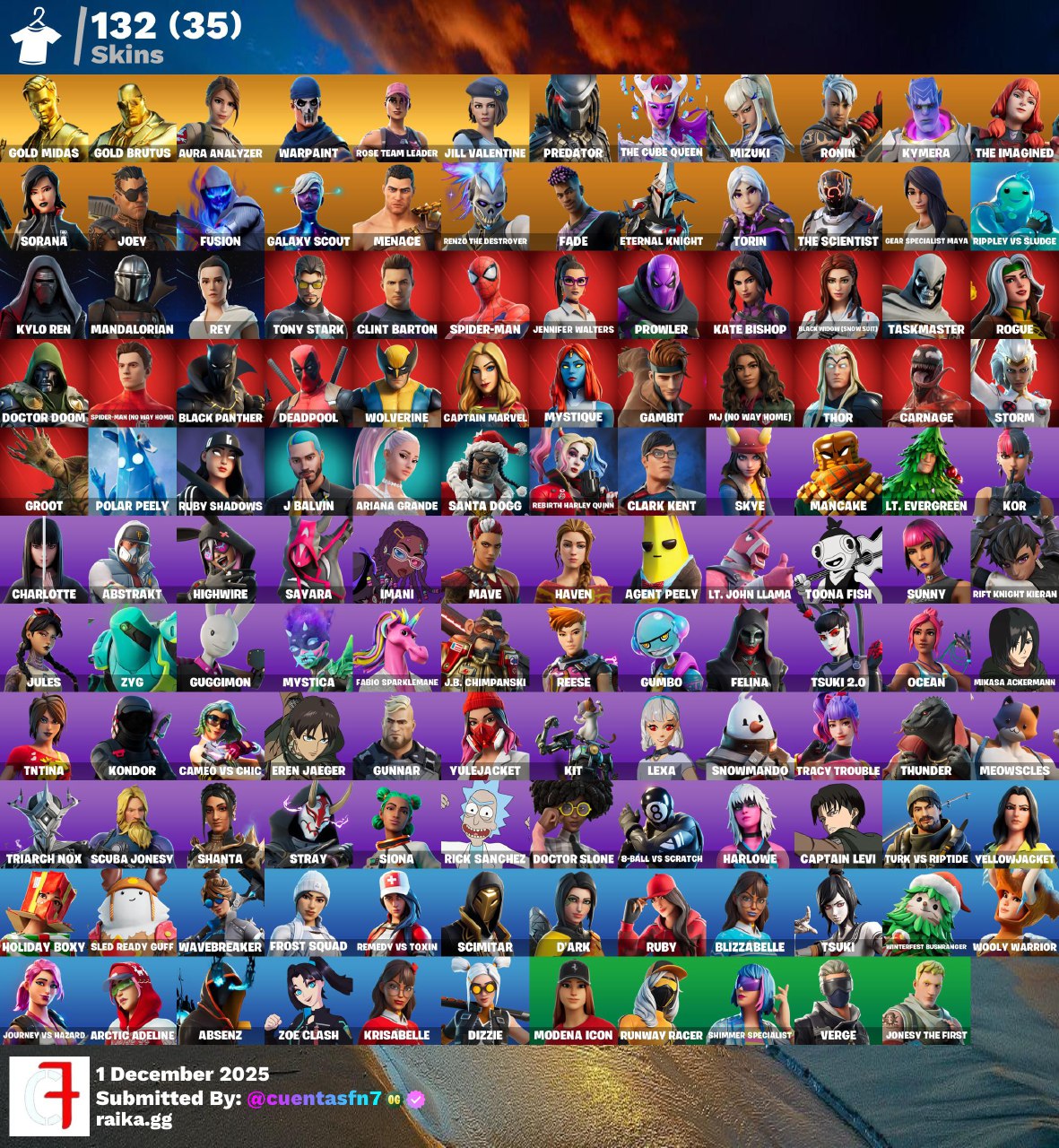FA - (132 Skins) (158 Picos) (115 Bailes)