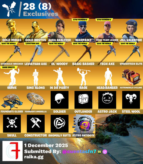 FA - (132 Skins) (158 Picos) (115 Bailes)